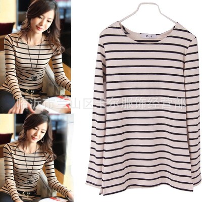 杭州四季青批發(fā)市場 條紋娃娃領(lǐng)短T超值熱銷，單價(jià)低至19元